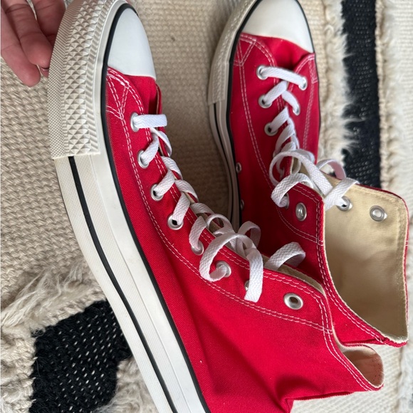 Converse Chuck Taylor All Star High Top Red men 12. Like new - Picture 7 of 10